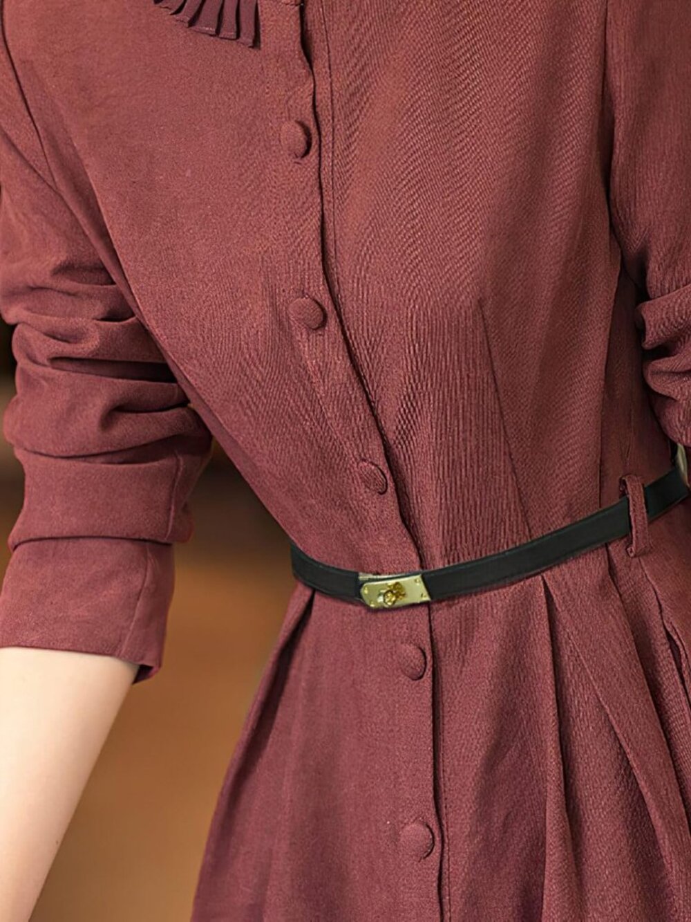 Adjustable Thin Belts For Womens Skinny Belts For Dresses Womens Solid Color All - Picture 3 of 7